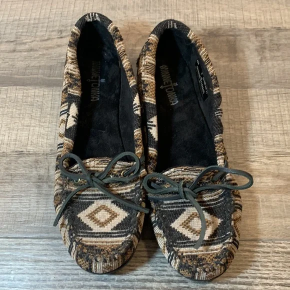 Minnetonka Aztec print loafers size 9 - Picture 8 of 8